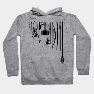 iconic weapons Hoodie